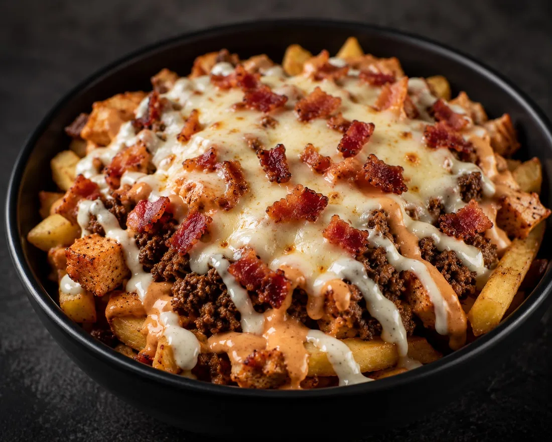 Maxx Bowl Oh! Tacoos gratinado con queso mozzarella